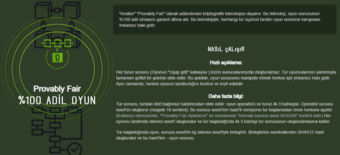 Provably Fair Nasıl Çalışır?